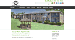 Desktop Screenshot of cloverparkapartments.com